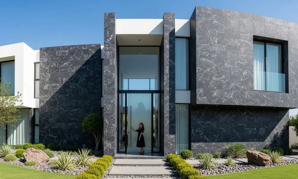 Proyecto con mármol Negro Querétaro (foto 14)
